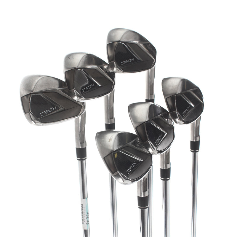 TaylorMade Stealth Steel Mens Right Hand Irons 5-PW Stiff - KBS Max MT 85
