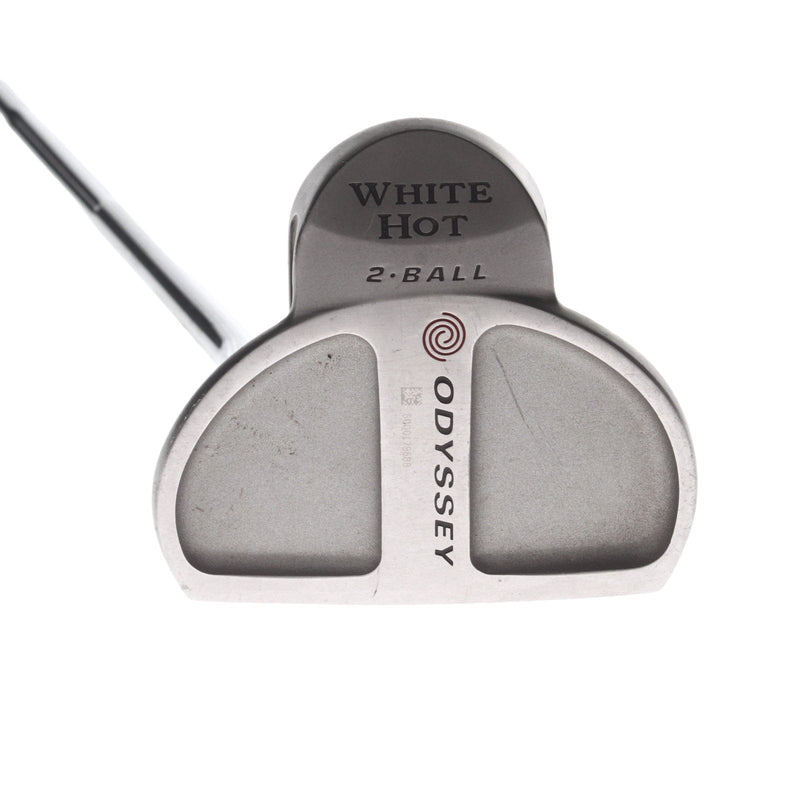 Odyssey White Hot 2-Ball Mens Right Hand Putter 35" Mallet - Super Stroke