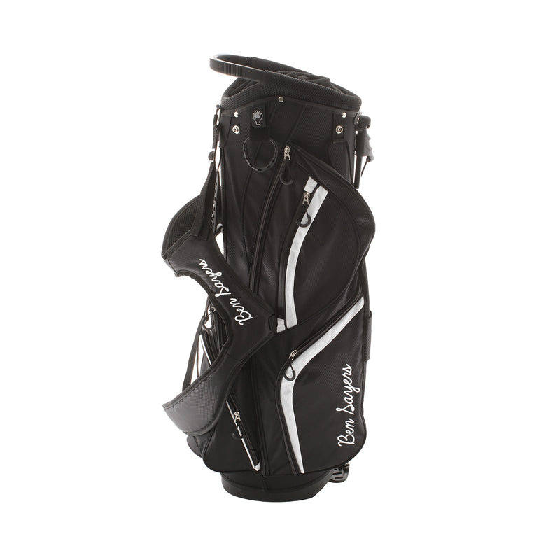 Ben Sayers Stand Bag - Black/White