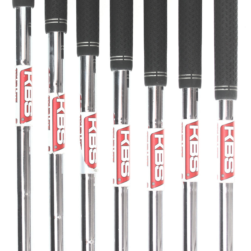 TaylorMade Stealth Steel Mens Right Hand Irons 6-AW+SW Regular - KBS Tour Lite