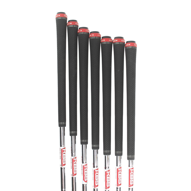 TaylorMade Stealth Steel Mens Right Hand Irons 6-AW+SW Regular - KBS Tour Lite