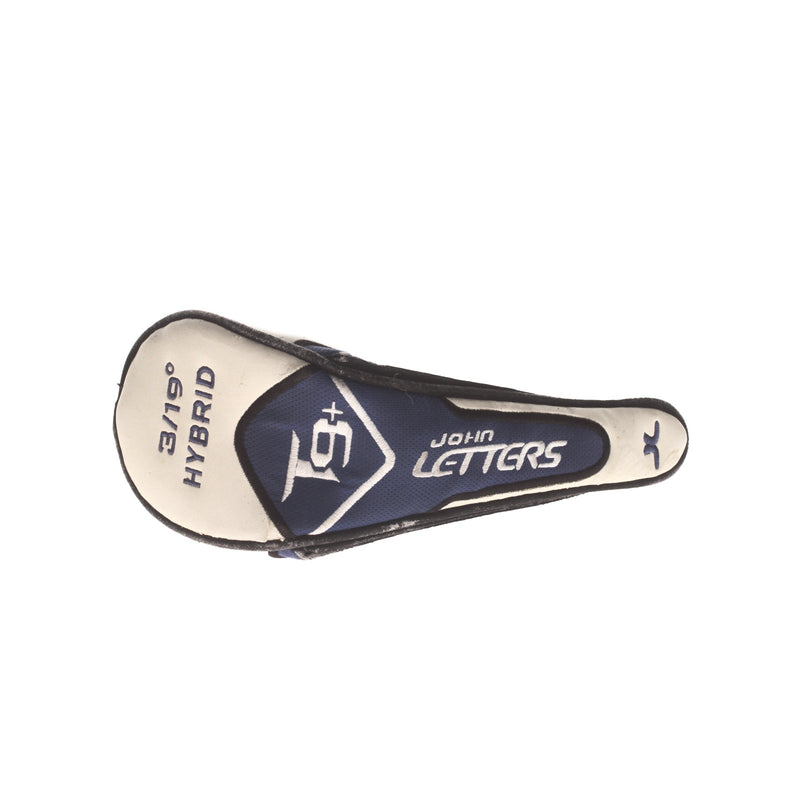 John Letters T9+ Graphite Mens Right Hand 3 Hybrid 19* Senior - Aldila Tour Gold 80-A