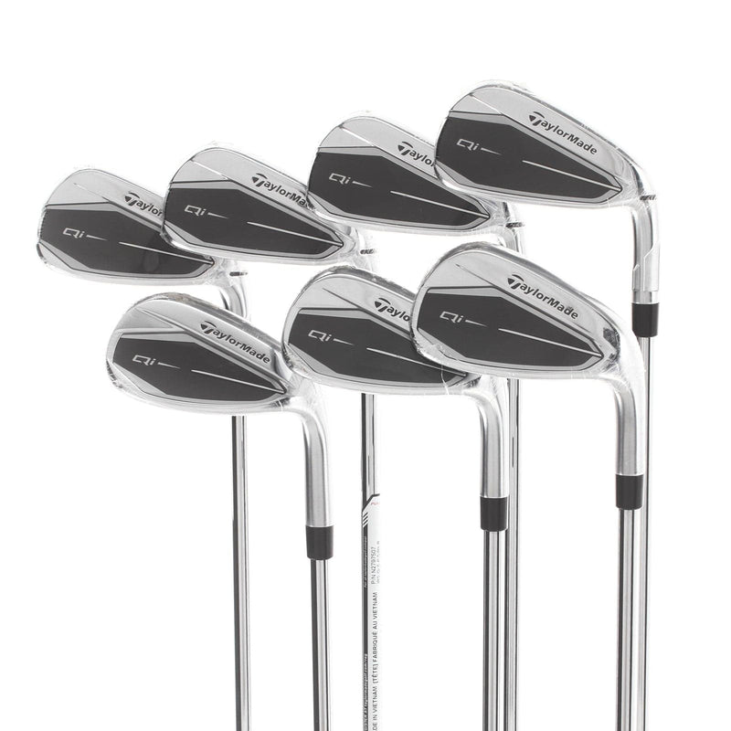 TaylorMade Qi Steel Mens Right Hand Irons 5-SW Regular - KBS Max MT 85