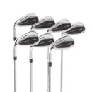 TaylorMade Qi Steel Mens Left Hand Irons 5-SW Regular - KBS Max MT 85