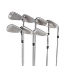 TaylorMade Qi Steel Mens Left Hand Irons 5-SW Regular - KBS Max MT 85