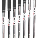 TaylorMade Qi Steel Mens Left Hand Irons 5-SW Regular - KBS Max MT 85