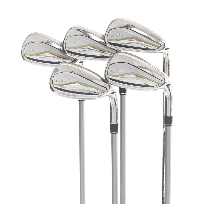 TaylorMade Kalea Gold Steel Ladies Right Hand Irons 7-SW Ladies - Kalea Gold 40