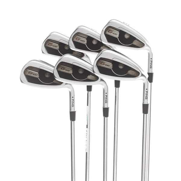 Ping G400 Steel Mens Right Hand Irons 5-PW Black Dot Regular - Ping AWT 2.0