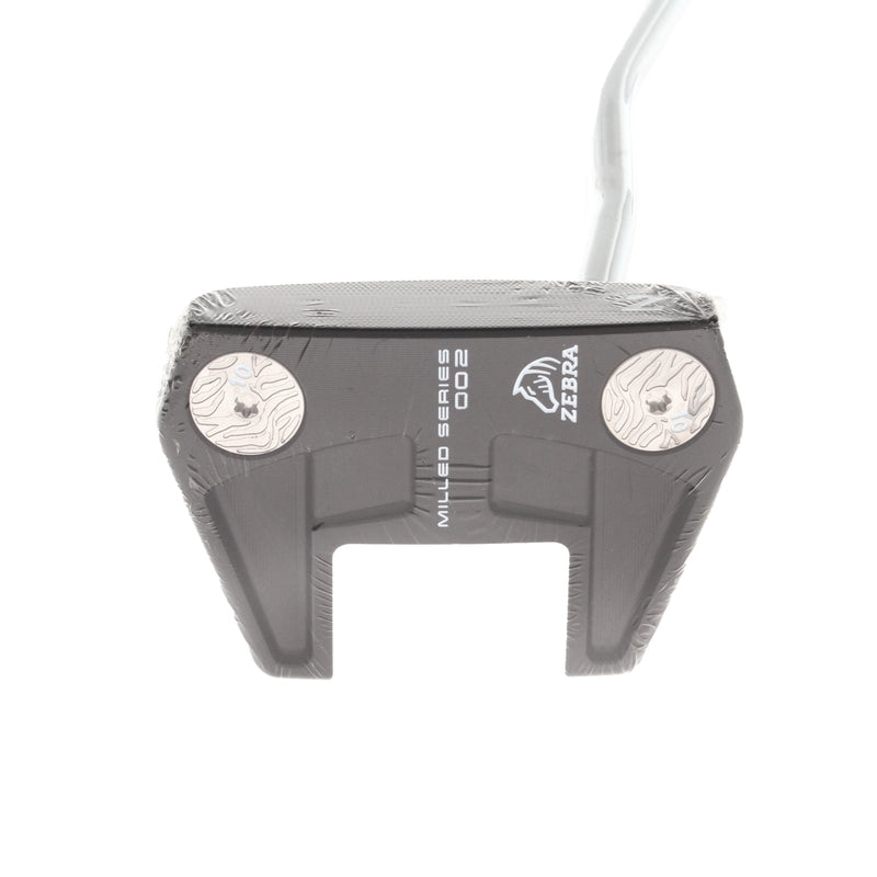Zebra Milled Series 002 Mens Right Hand Putter 34" Mallet Zebra - Winn AVS Pistol