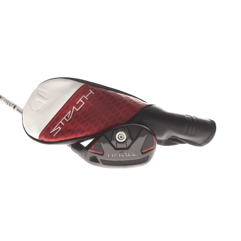 TaylorMade Stealth 2 Plus Graphite Mens Right Hand 4 Hybrid 22* Stiff - Kai'li Red HY 85s