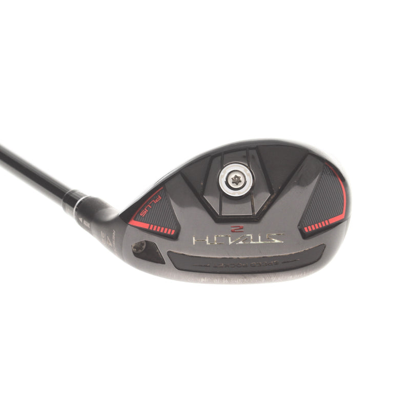 TaylorMade Stealth 2 Plus Graphite Mens Right Hand 4 Hybrid 22* Stiff - Kai'li Red HY 85s