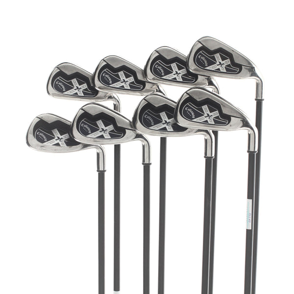 Callaway X-18 Graphite Mens Right Hand Irons 3-PW Regular - Callaway System 75