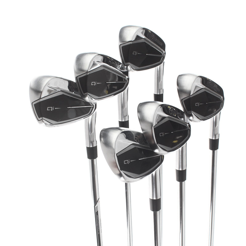 TaylorMade Qi Steel Mens Right Hand Irons 5-PW Regular - KBS MT Max 85