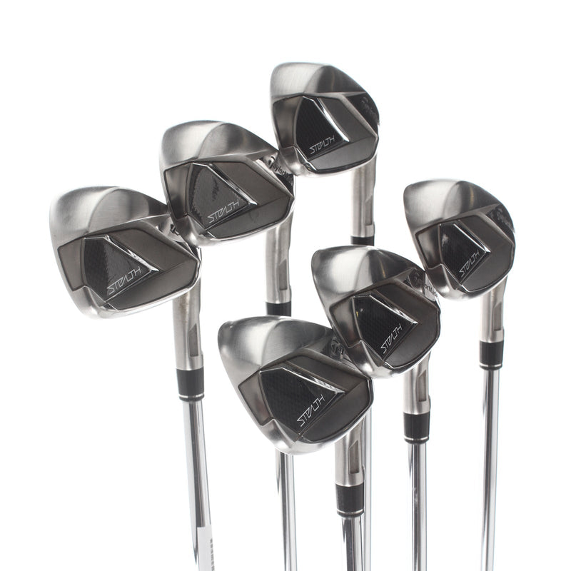TaylorMade Stealth Steel Mens Right Hand Irons 5-PW Regular - KBS Tour Lite