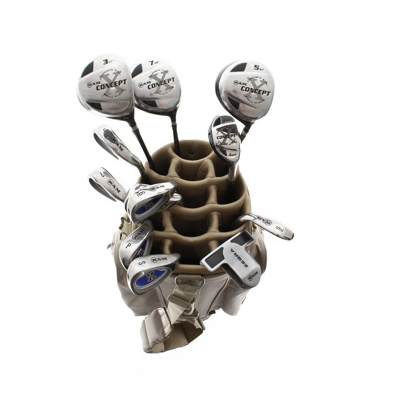 RAM Concept X Steel/Graphite Mens Right Hand Package Set Uniflex - RAM