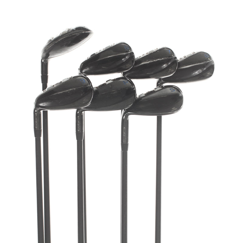 Cobra T-Rail Combo Graphite Mens Left Hand Irons 5-SW Regular - Ultralite 50g