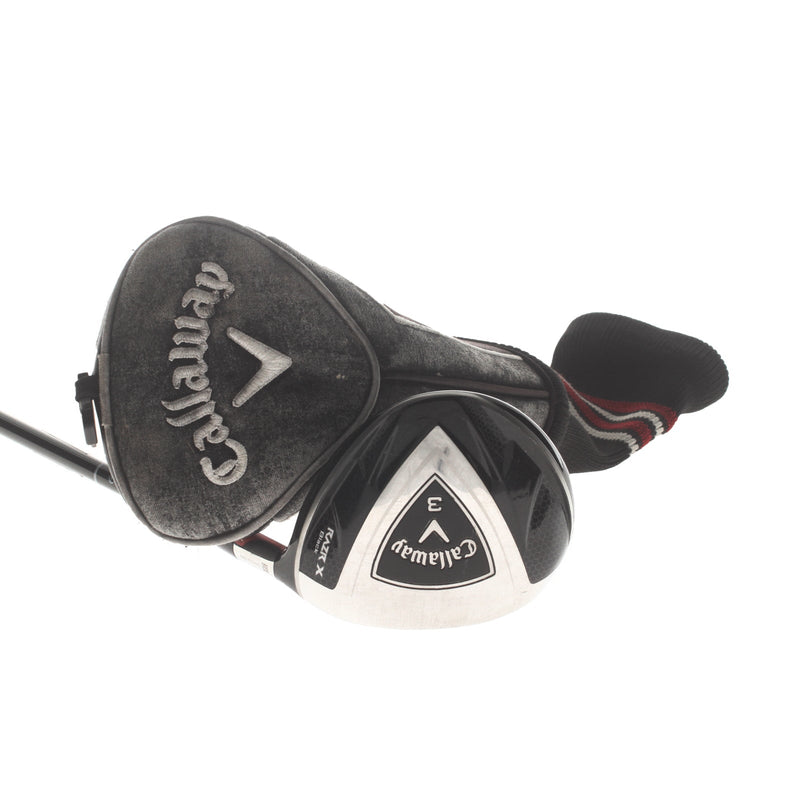 Callaway RAZR X Black Graphite Mens Right Hand Fairway 3 Wood 15* Stiff -