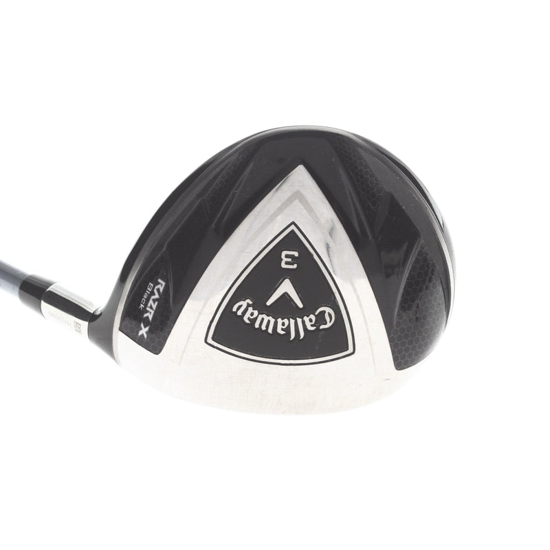 Callaway RAZR X Black Graphite Mens Right Hand Fairway 3 Wood 15* Stiff -