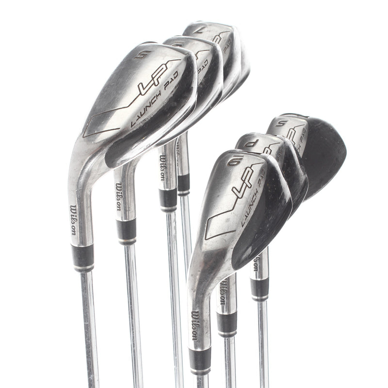 Wilson Launch Pad Steel Mens Left Hand Irons 5-SW Regular - KBS Tour 80