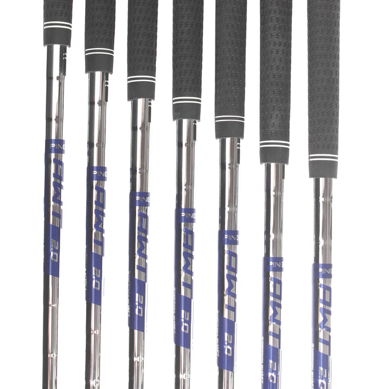 Ping G425 Steel Mens Right Hand Irons 5-SW Red Dot 1* Flat Regular - Ping AWT 2.0