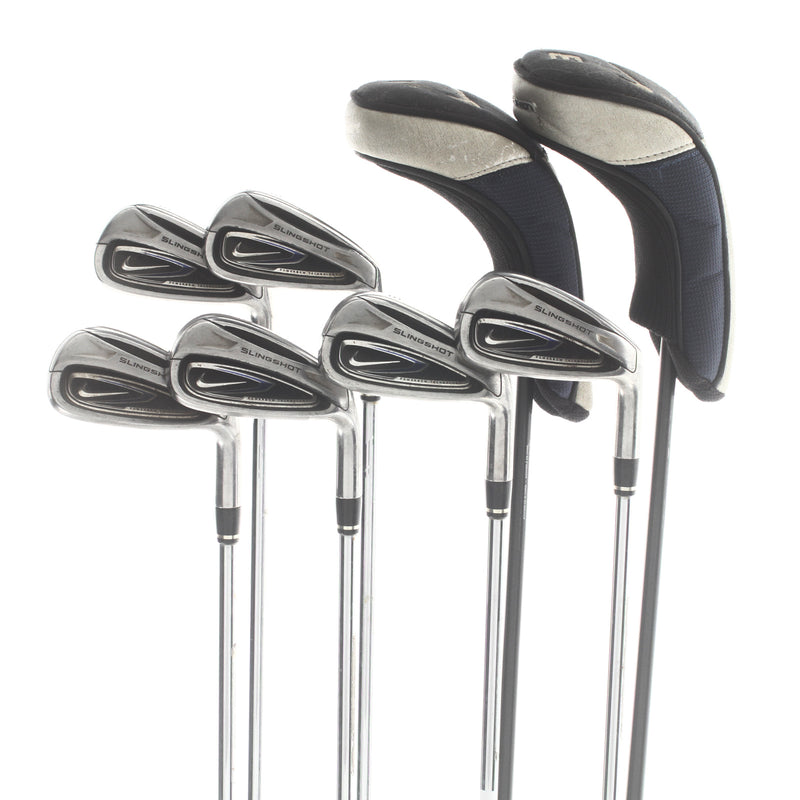 Nike Slingshot Steel/Graphite Mens Right Hand Irons 3-PW Uniflex - Nike