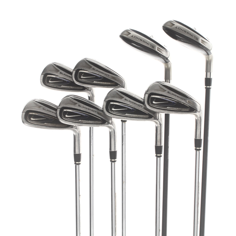 Nike Slingshot Steel/Graphite Mens Right Hand Irons 3-PW Uniflex - Nike
