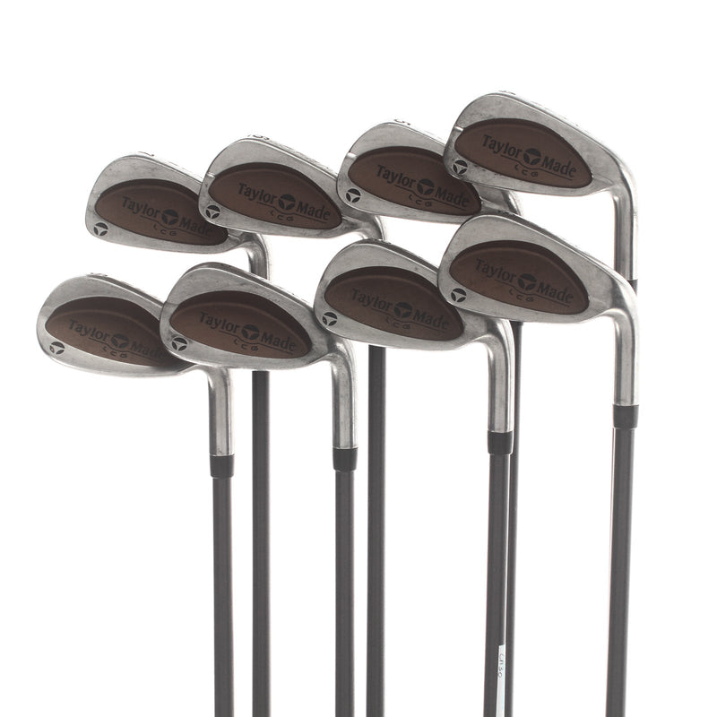 TaylorMade LCG Graphite Mens Right Hand Irons 4-SW Regular - TaylorMade Bubble 2 Shaft 80