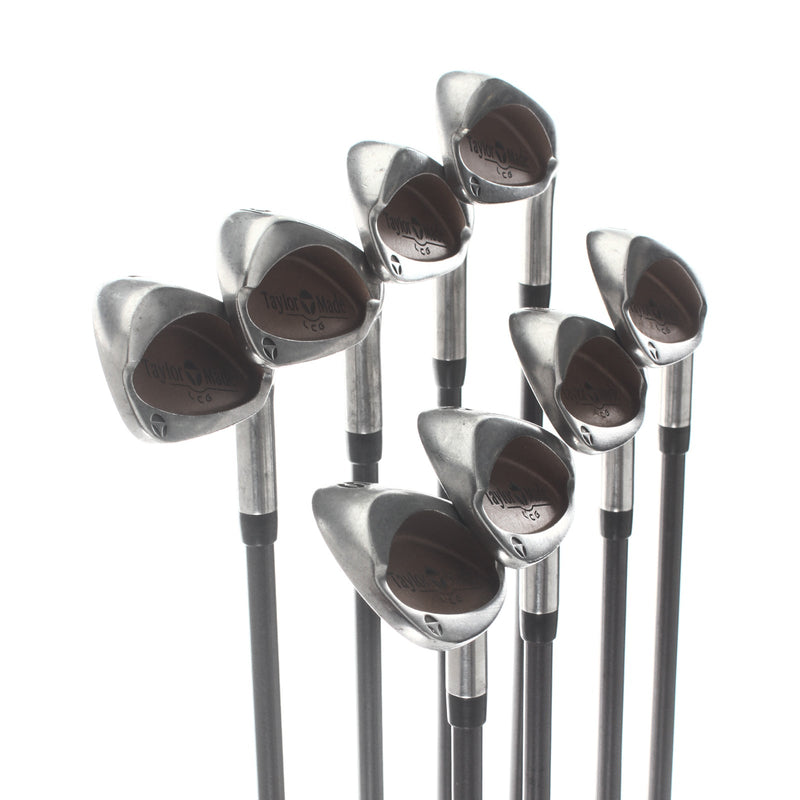 TaylorMade LCG Graphite Mens Right Hand Irons 4-SW Regular - TaylorMade Bubble 2 Shaft 80
