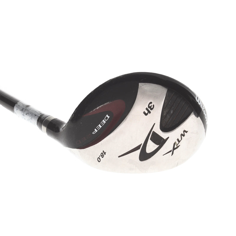 Wilson Deep Red WTX Graphite Mens Right Hand 3 Hybrid 18* Regular - Wilson Wide Tip Technology