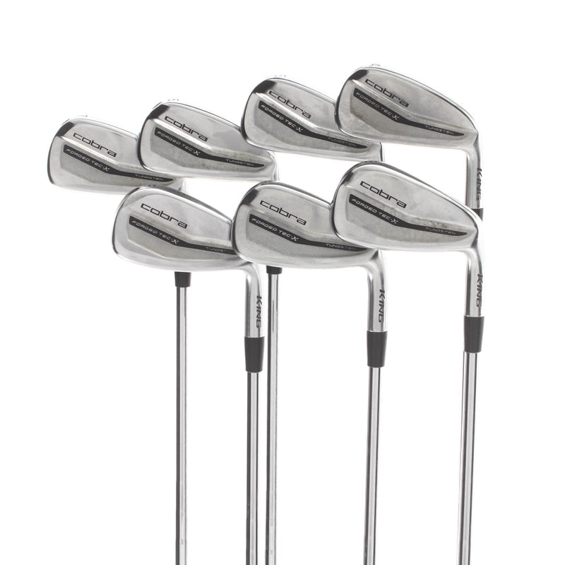 Cobra Forged Tec X Steel Mens Right Hand Irons 4-PW Stiff - KBS Tour Lite
