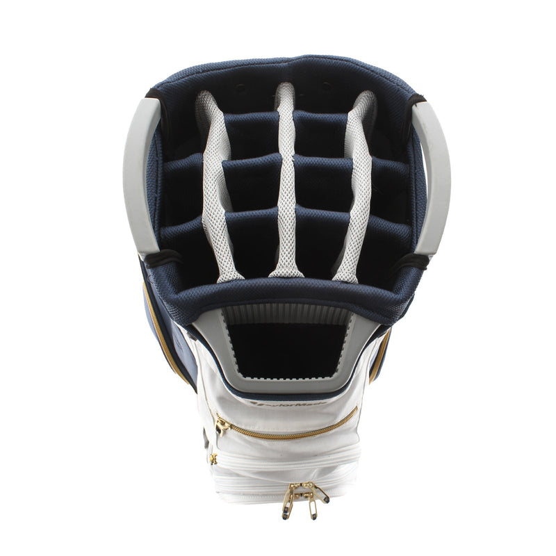 TaylorMade Kalea Gold Cart Bag - Blue/White/Gold