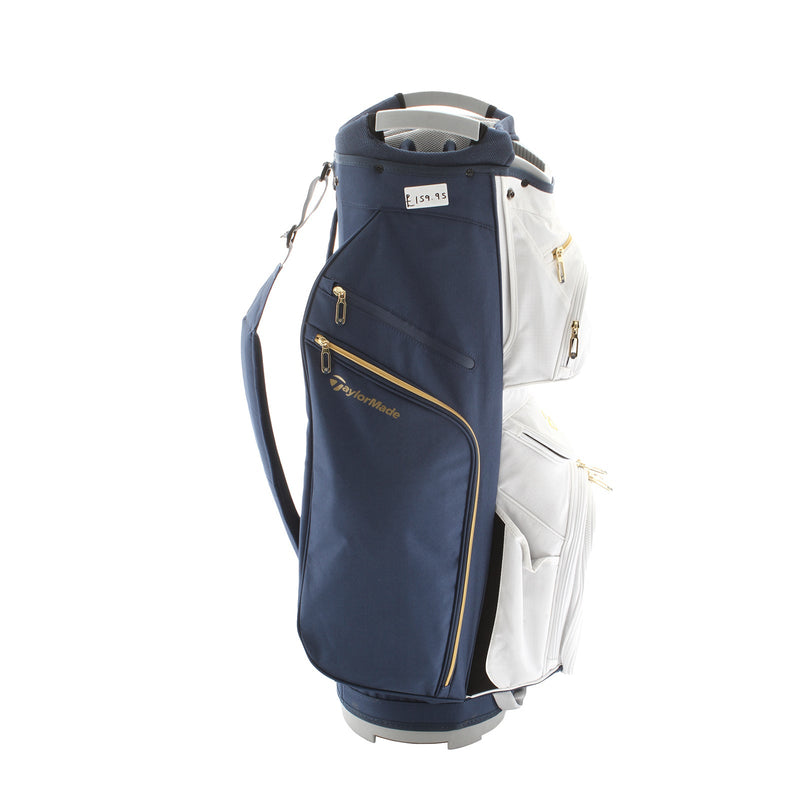 TaylorMade Kalea Gold Cart Bag - Blue/White/Gold