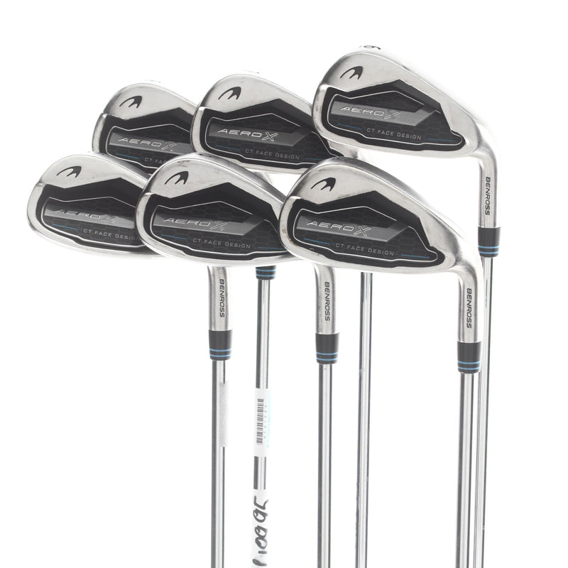 Benross Aero X Steel Mens Right Hand Irons 6-SW Regular - KBS Max 80