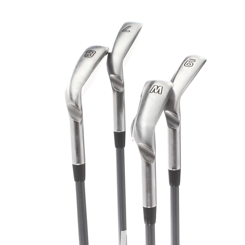 Ping G425 Graphite Mens Right Hand Irons 7-PW Blue Dot 1* Upright Senior - Ping Alta CB AWT
