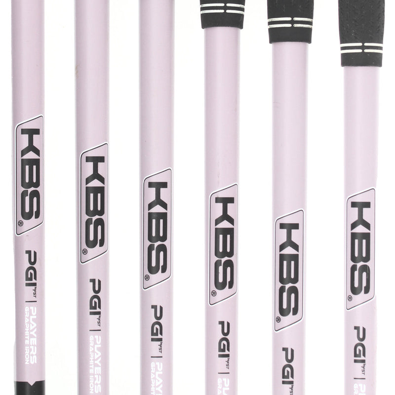 Cobra King LTDx Graphite Ladies Right Hand Irons 6-SW Ladies - KBS PGI 55 L