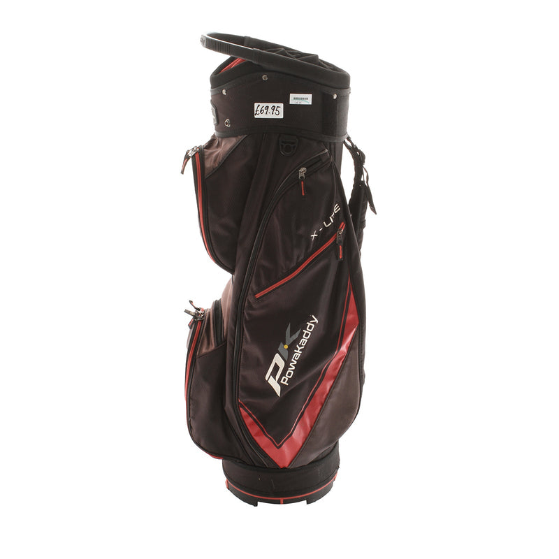 PowaKaddy X-Lite Edition Cart Bag - Black/Red