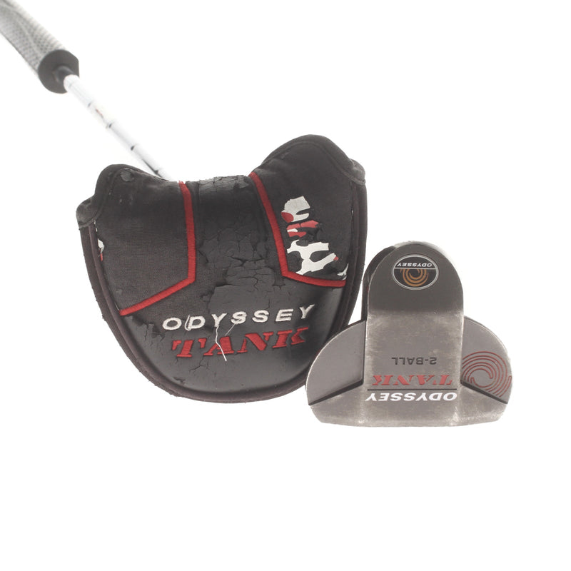 Odyssey Tank 2-Ball Mens Right Hand Putter 34" Mallet - Super Stroke Slim 3.0