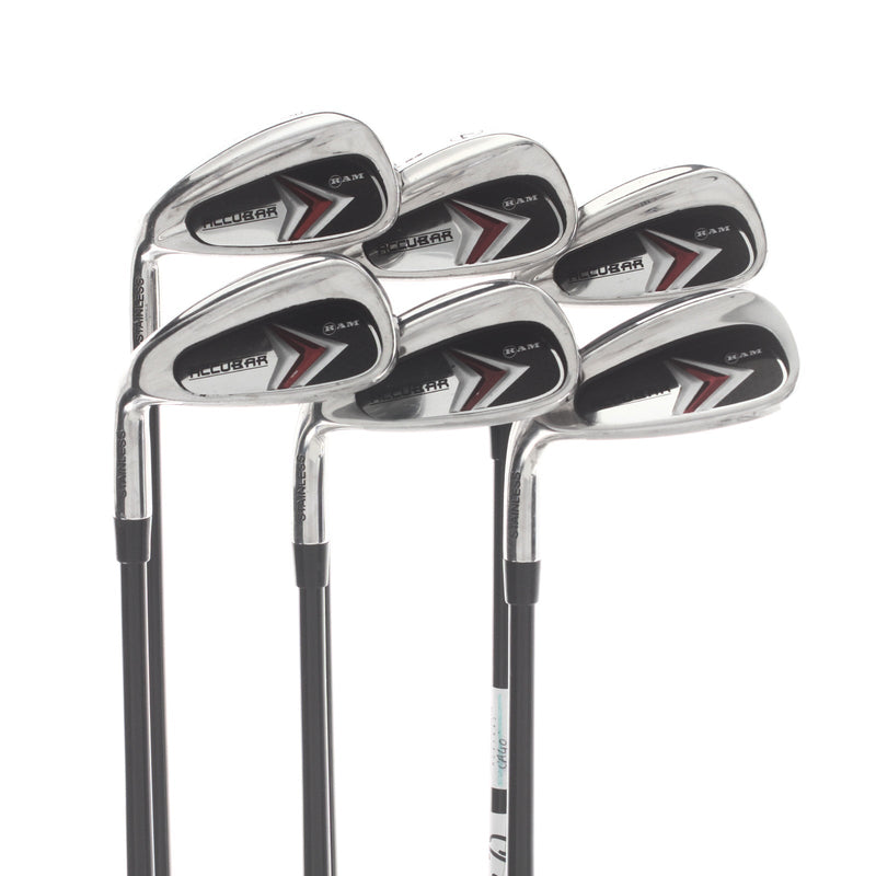 Ram Accubar Graphite Mens Left Hand Irons 6-SW Regular - Ram Powerkick