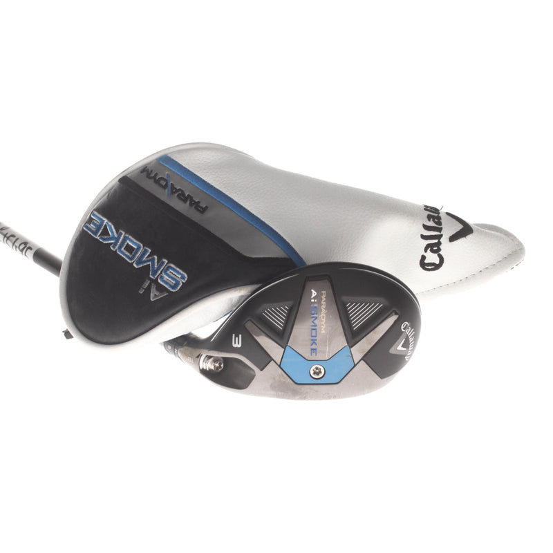 Callaway Paradym Ai-Smoke Graphite Mens Right Hand 3 Hybrid 18* Stiff - Cypher Seventy 6.0