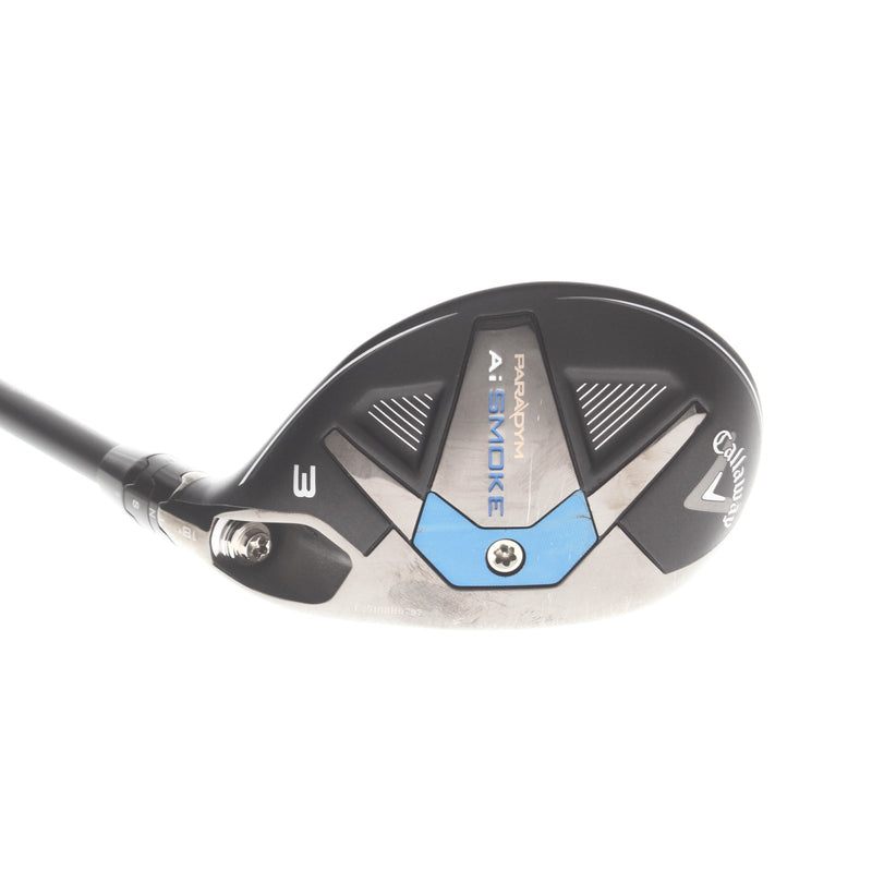 Callaway Paradym Ai-Smoke Graphite Mens Right Hand 3 Hybrid 18* Stiff - Cypher Seventy 6.0