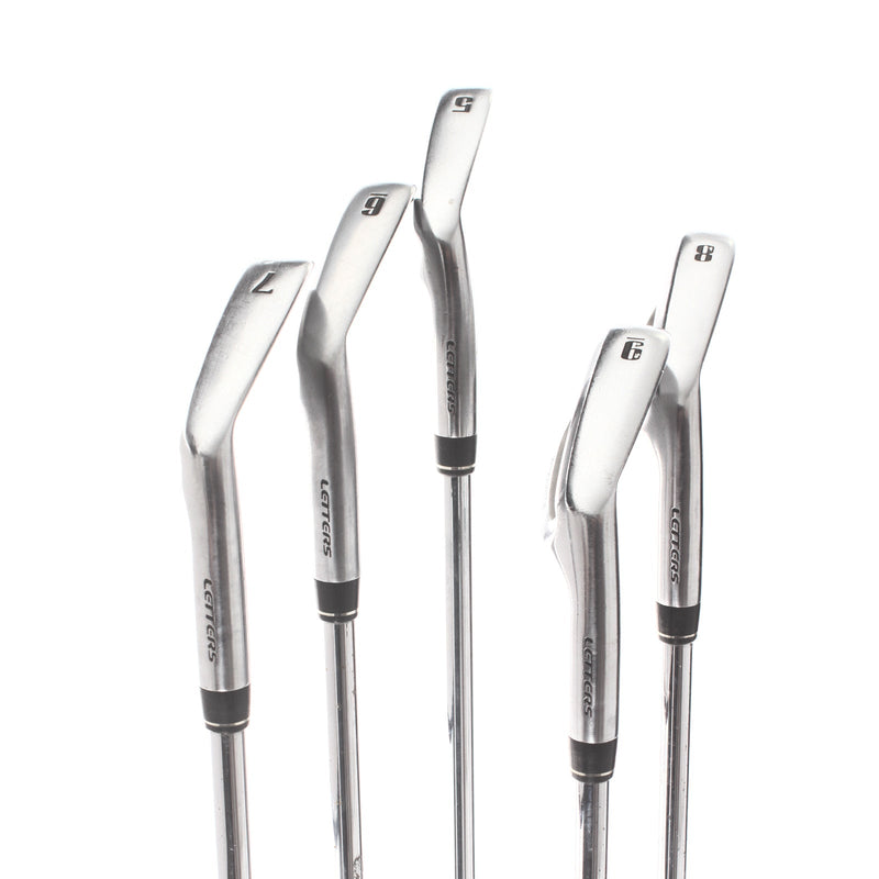 John Letters MM Tour Steel Mens Right Hand Irons 5-9 Stiff - Rifle Precision