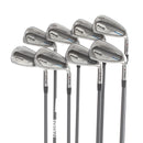 Ping i-Series E1 Graphite Mens Right Hand Irons 4-UW Red Dot 2* Flat Stiff - Ping CFS 80