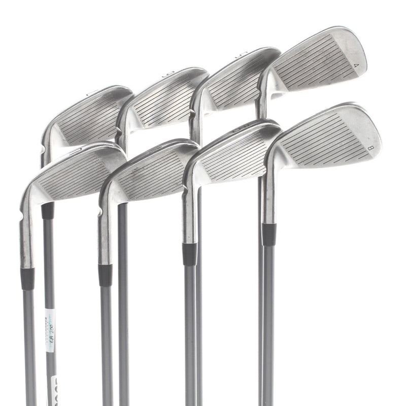 Ping i-Series E1 Graphite Mens Right Hand Irons 4-UW Red Dot 2* Flat Stiff - Ping CFS 80