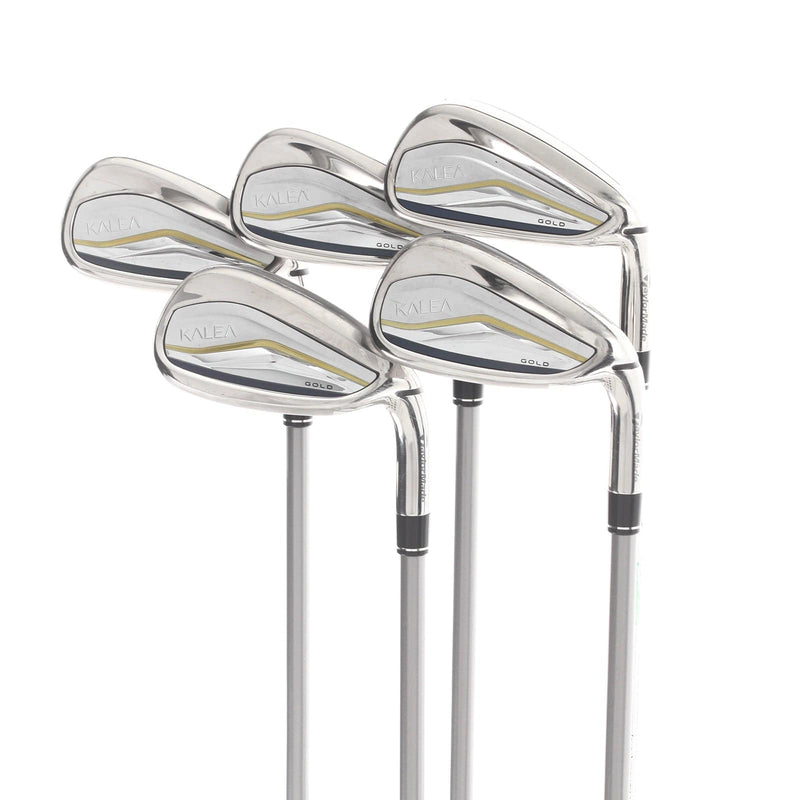 TaylorMade Kalea Gold Graphite Ladies Right Hand Irons 7-SW Ladies - TaylorMade 40 Soft