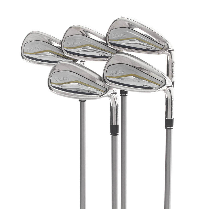 TaylorMade Kalea Gold Graphite Ladies Right Hand Irons 7-SW Ladies - TaylorMade 40 Soft