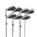 TaylorMade Qi Steel Mens Left Hand Irons 5-SW Regular - KBS Max MT 85