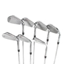TaylorMade Qi Steel Mens Left Hand Irons 5-SW Regular - KBS Max MT 85