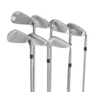 TaylorMade Qi Steel Mens Left Hand Irons 5-SW Regular - KBS Max MT 85