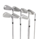 TaylorMade Qi Steel Mens Left Hand Irons 5-SW Regular - KBS Max MT 85