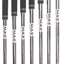 TaylorMade Qi Steel Mens Left Hand Irons 5-SW Regular - KBS Max MT 85
